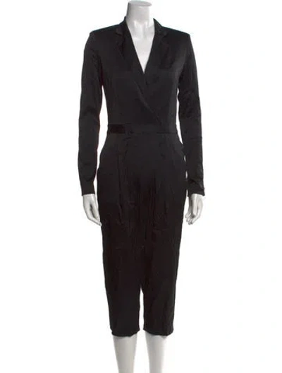 Pre-owned Alice And Olivia Jumpsuit In Black