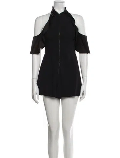 Pre-owned Alice And Olivia Jumpsuit In Black