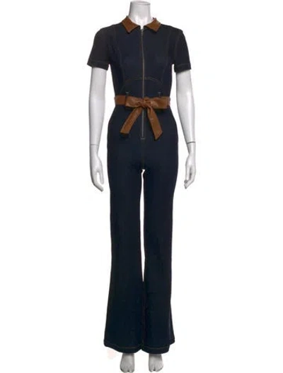Pre-owned Alice And Olivia Jumpsuit In Black