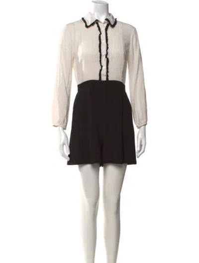 Pre-owned Alice And Olivia Jumpsuit In Black/neutrals