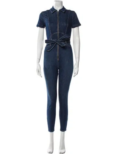 Pre-owned Alice And Olivia Jumpsuit In Blue
