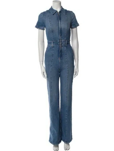 Pre-owned Alice And Olivia Jumpsuit In Blue