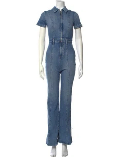 Pre-owned Alice And Olivia Jumpsuit In Blue