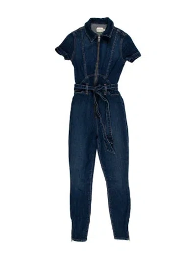 Pre-owned Alice And Olivia Jumpsuit In Blue