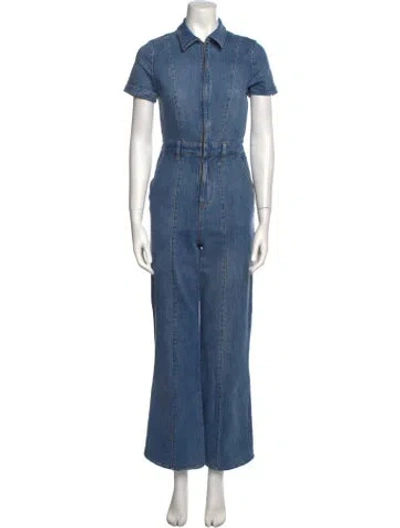 Pre-owned Alice And Olivia Jumpsuit In Blue