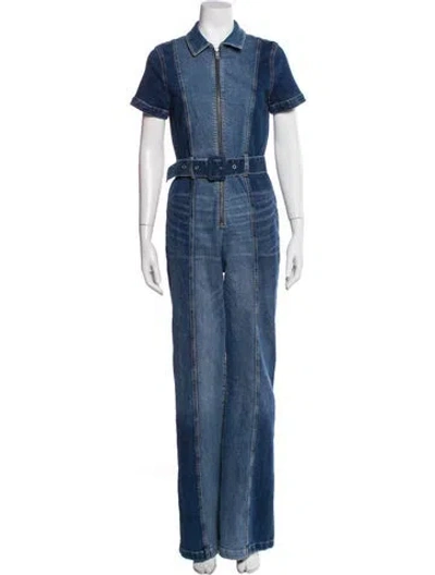 Pre-owned Alice And Olivia Jumpsuit In Blue