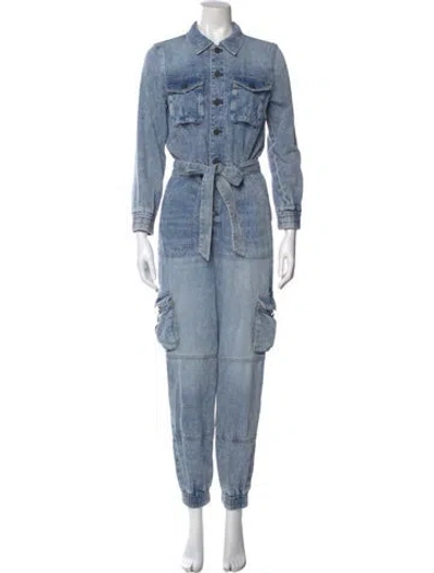 Pre-owned Alice And Olivia Jumpsuit In Blue