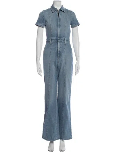 Pre-owned Alice And Olivia Jumpsuit In Blue