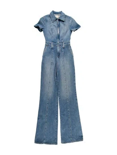 Pre-owned Alice And Olivia Jumpsuit In Blue