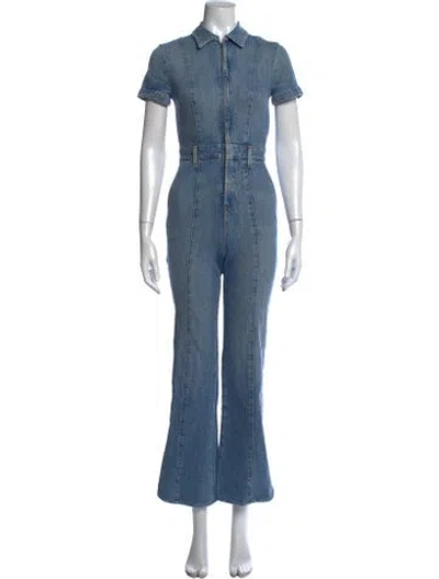 Pre-owned Alice And Olivia Jumpsuit In Blue