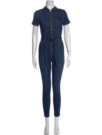 Pre-owned Alice And Olivia Jumpsuit In Blue