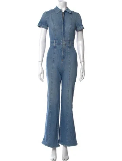 Pre-owned Alice And Olivia Jumpsuit In Blue