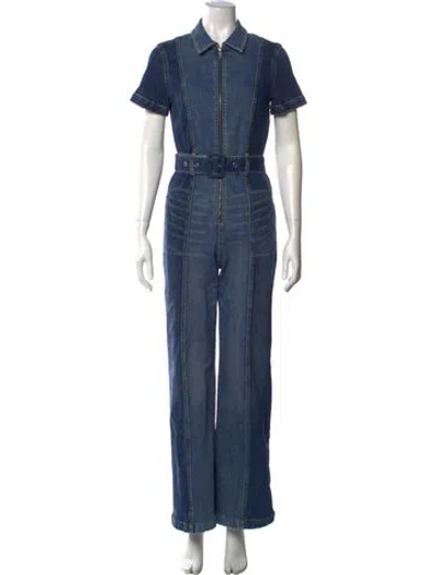 Pre-owned Alice And Olivia Jumpsuit In Blue