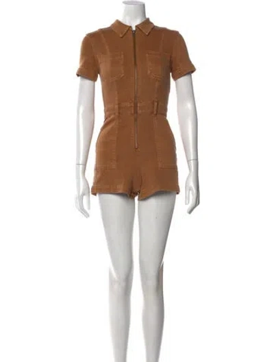 Pre-owned Alice And Olivia Jumpsuit In Brown