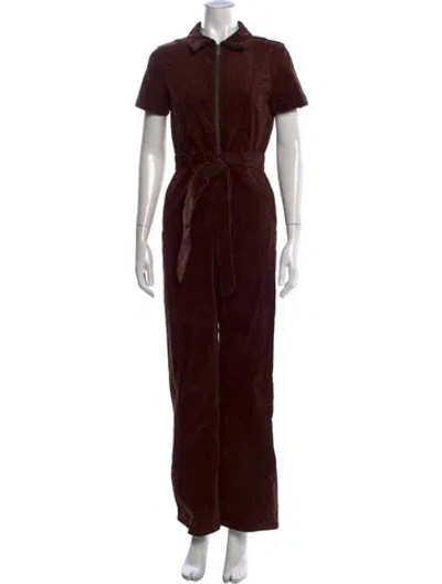 Pre-owned Alice And Olivia Jumpsuit In Brown