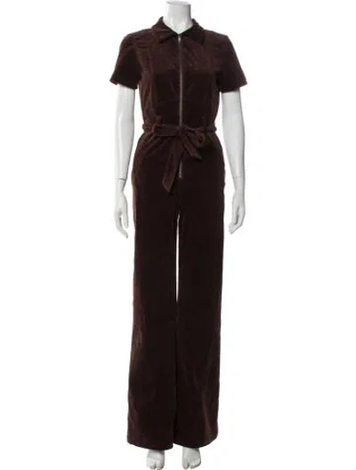 Pre-owned Alice And Olivia Jumpsuit In Brown