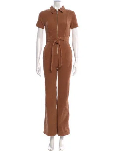 Pre-owned Alice And Olivia Jumpsuit In Silver