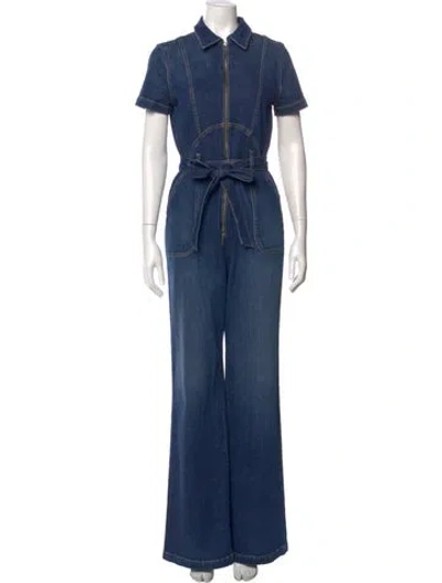 Pre-owned Alice And Olivia Jumpsuit W/ Tags In Blue