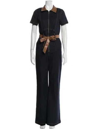 Pre-owned Alice And Olivia Jumpsuit W/ Tags In Blue