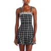 Alice And Olivia Kaidra Dropwaist Mini Dress In Multi