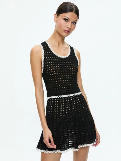 Alice And Olivia Kamila Tank In Black