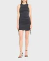 ALICE AND OLIVIA KATHERINA RUCHED FITTED TANK DRESS