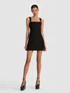 Alice And Olivia Keria Fitted Mini Dress In Black