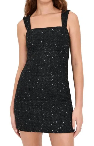 Alice And Olivia Keria Mini Dress In Black