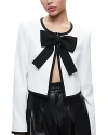 ALICE AND OLIVIA ALICE AND OLIVIA KIDMAN BOW CROPPED TOP