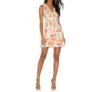 Alice And Olivia Kirean Posy Garden Floral Dress In Multicolor In Multi