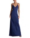 Alice And Olivia Kiro Maxi Dress In Blue