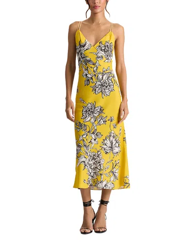 ALICE AND OLIVIA ALICE AND OLIVIA KIRO MIDI DRESS
