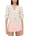 Alice And Olivia Kitty Bow Cardigan