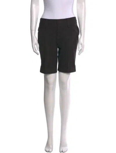 Pre-owned Alice And Olivia Knee-length Shorts In Black
