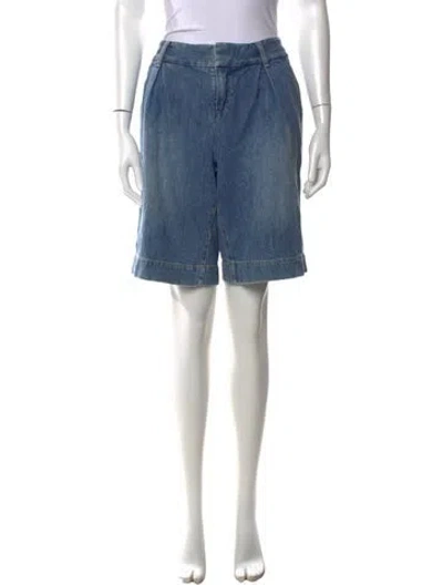 Pre-owned Alice And Olivia Knee-length Shorts In Blue