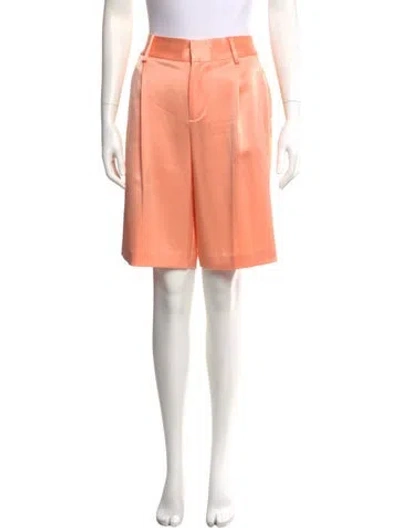 Pre-owned Alice And Olivia Knee-length Shorts In Orange