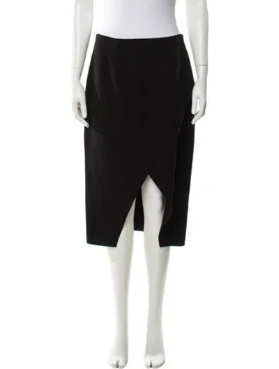 Pre-owned Alice And Olivia Knee-length Skirt In Black
