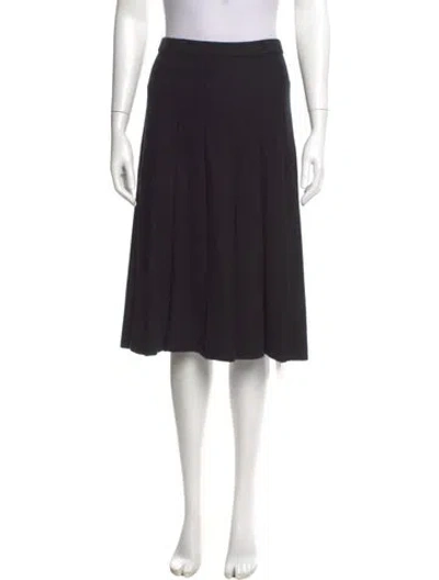 Pre-owned Alice And Olivia Knee-length Skirt In Black