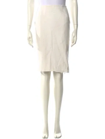 Pre-owned Alice And Olivia Knee-length Skirt In Neutral