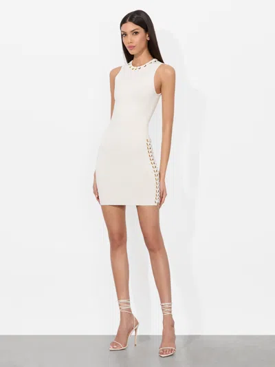 Alice And Olivia Kylin Grommet Mini Dress