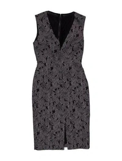 Pre-owned Alice And Olivia Lace Pattern Mini Dress In Multi