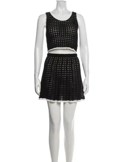 Pre-owned Alice And Olivia Lace Pattern Skirt Set W/ Tags In Multi