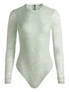 Alice And Olivia Lace Ruffled Bodysuit