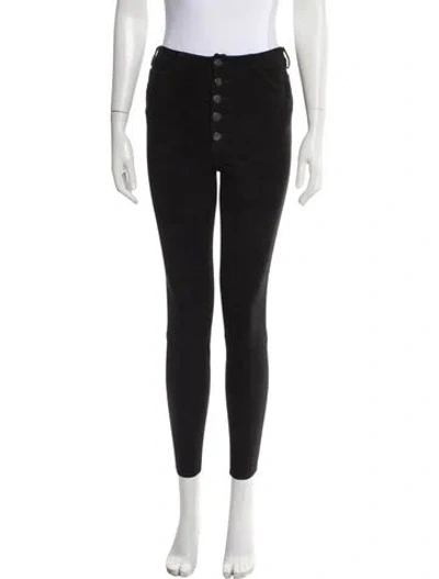 Pre-owned Alice And Olivia Lambskin Skinny Leg Pants In Multi