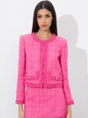 Alice And Olivia Landon Jacket In Wild Pink