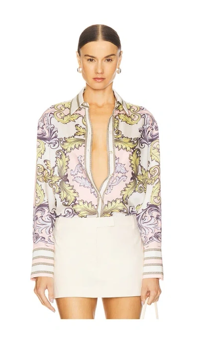 Alice And Olivia Amiri "club " Trucker Hat In Multicolour