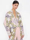 Alice And Olivia Lane Oversized Button Down In Day Dreamer