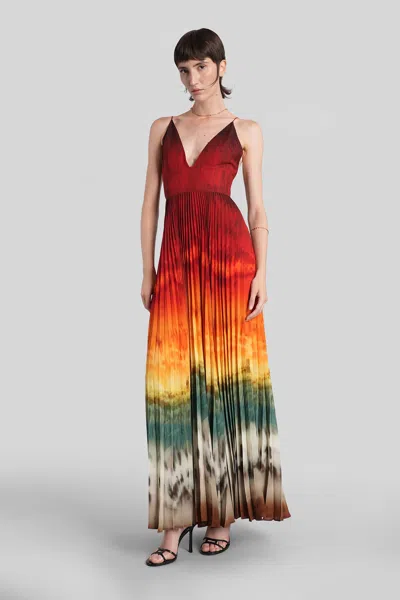 ALICE AND OLIVIA LAUREN IN RED POLYESTER