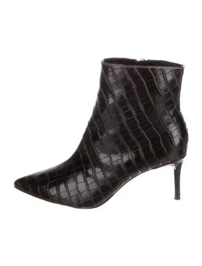 Pre-owned Alice And Olivia Leather Boots In Multi