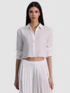 Alice And Olivia Leon Button Down In White
